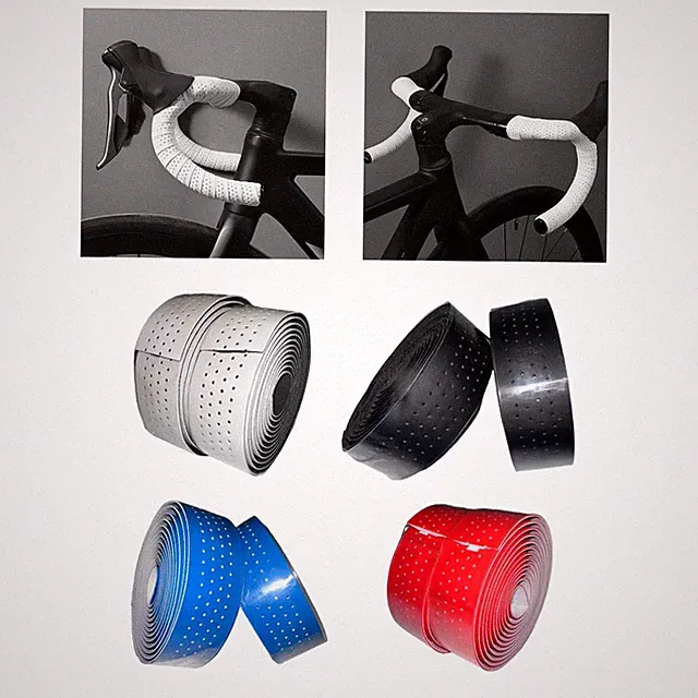 2 Pieces Road Bike Handlebar Tapes Bicycle Bar Tapes Sweat Absorbent PU and EVA