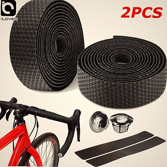 2PCS Bicycle Handlebar Tape Bike Road Cycling Non-slip Handle Bar Wrap Soft EVA