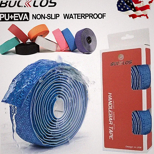 2PCS Bicycle Handlebar Tape Rubber Handle Bar Wrap Non Slip Cycling Road Bike US