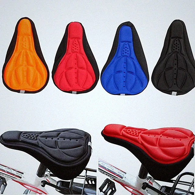 Bike Bicycle Gel Cushion Extra Comfort Sporty Wide Big Soft Pad Seat Cover 11.5"