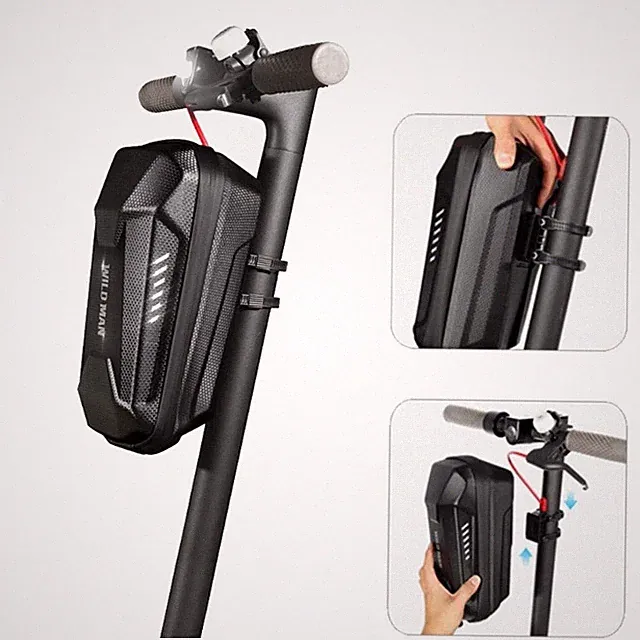 Bike Electric Scooter Front Bag Folding Bicycle Hanging Case EVA Hard Shell 2~4L