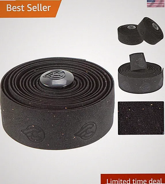 Ergonomic Cork Gel Bike Handlebar Tape with Exceptional Vibration Absorption