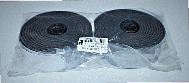 EVA Flat Touch Black Handlebar Bar Tape Bike Wrap Road Touring Free USA Shipper!