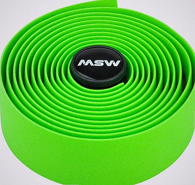 Green MSW EVA Foam Bar Tape HBT-100 Easy Install Durable Road Gravel Fixie Bike
