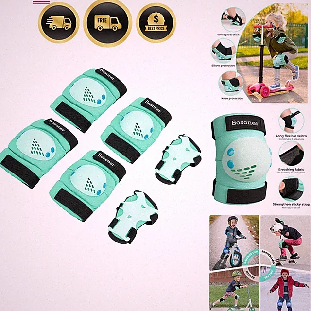 Kids/Youth Knee Pad Elbow Pads for Roller Skates Cycling BMX Bike Skateboard...