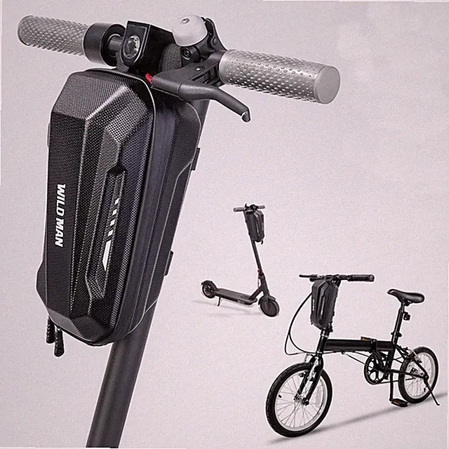 Outdoor E-Scooter Bike Bicycle EVA Hard Shell Front Bag Case Folding Cycling Box