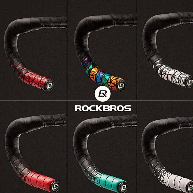ROCKBROS Bicycle Handlebar Tape Road Bike Bar Tape PU EVA Bike Handlebar Grips