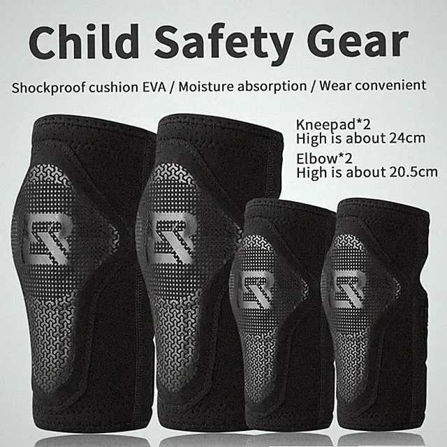 ROCKBROS EVA Child Arm Leg Protect Gears Children Cycling Elbow Pads Knee Pads