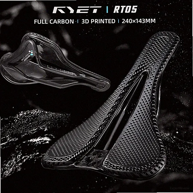 RYET 3D Printed EVA Carbon Saddle 143mm 7x9mm 98-135g Superlight Road MTB Gravel