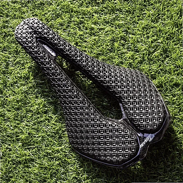 RYET Carbon 3D Printed Bike Saddle Ultralight Road MTB Seat Racing Cushion