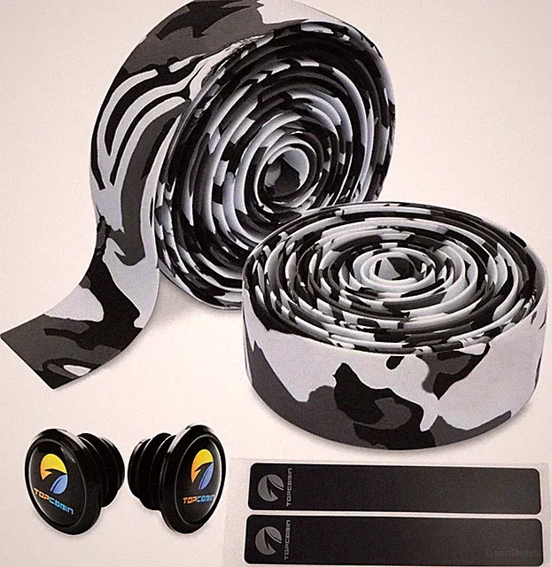 TOPCABIN Comfort Gel Road Bike EVA Handlebar Tape Bike Bar Tape Camouflage Serie