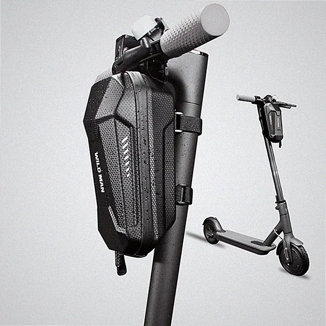 Universal Electric Scooter Front Pouch EVA Hard Case Carrying Storage Bag 2L Box