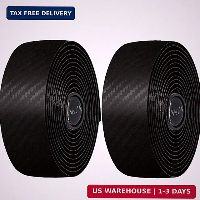 VXM Bicycle Handlebar Tape, Carbon Fiber PU&EVA Road Bike Bar Tape Non-Slip Cycl
